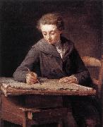 LePICIeR, Nicolas-Bernard The Young Draughtsman dg Spain oil painting artist